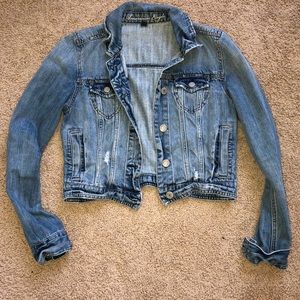 American Eagle Cropped Denim Jacket